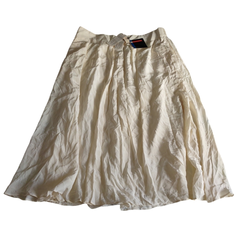 I.B. Diffusion 24W Satin Midi Skirt